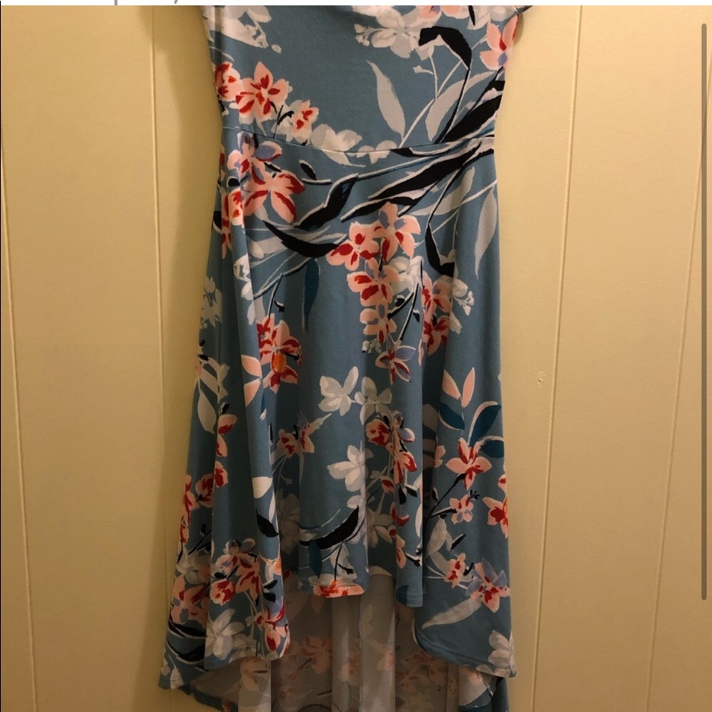 Off the shoulder floral dress